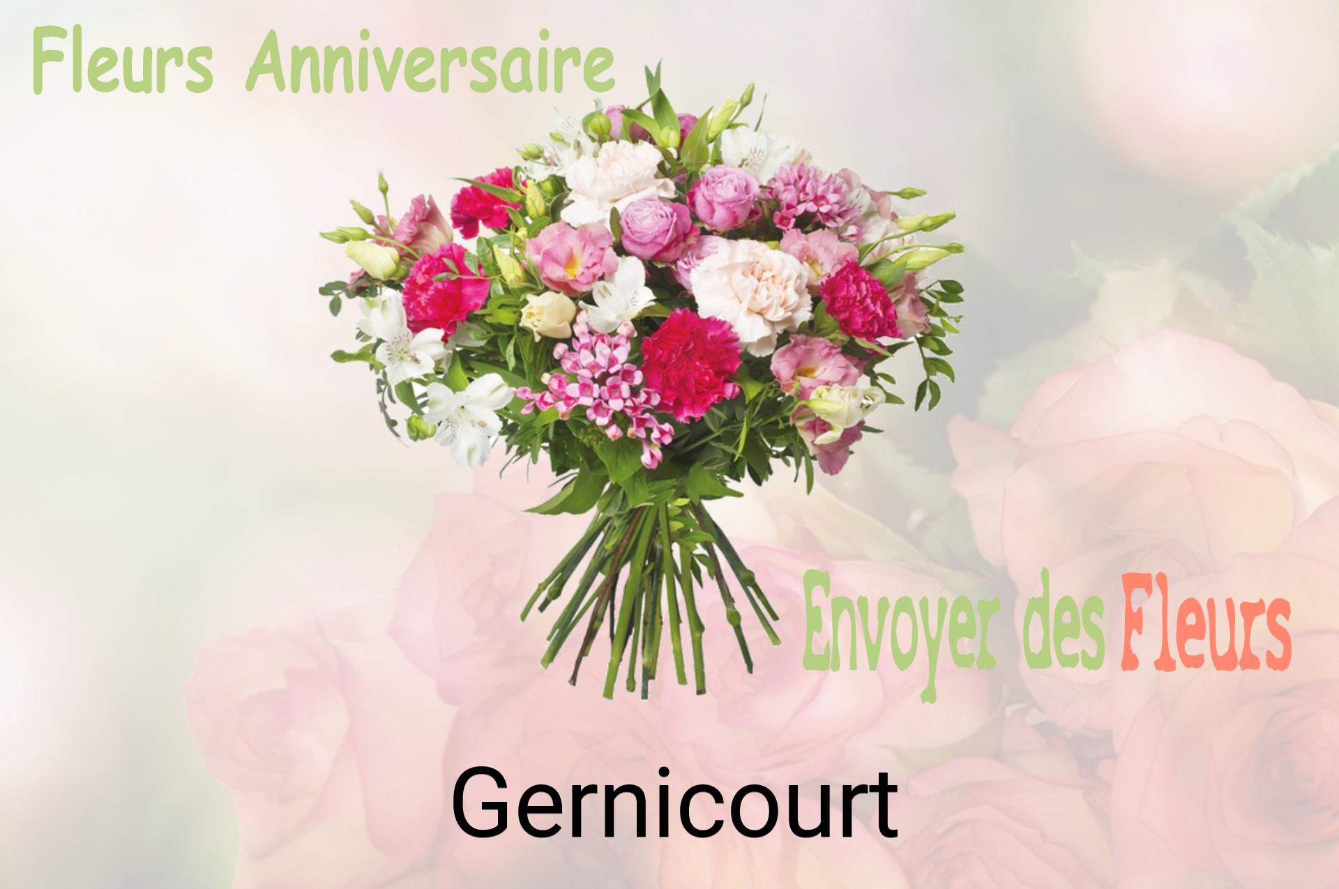 Bouquet de fleurs d’anniversaire livré à Gernicourt